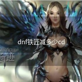 dnf铁匠减多少cd