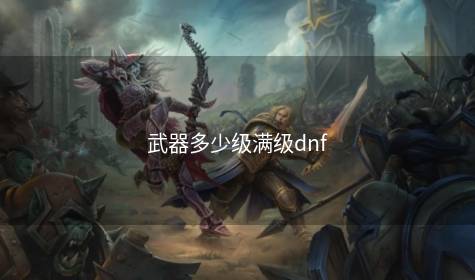 武器多少级满级dnf