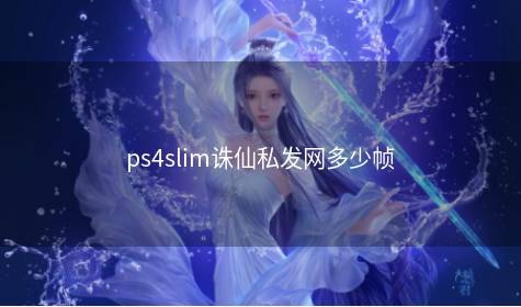 ps4slim诛仙私发网多少帧